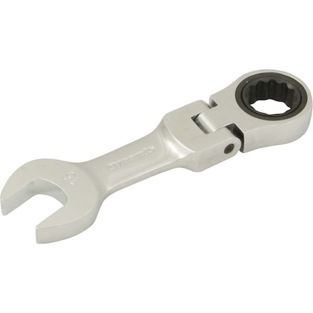 Dynamic Tools 16mm Stubby Flex Head Ratcheting Wrench D076316